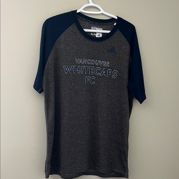 adidas Other - Adidas Gray and Navy Vancouver Whitecaps FC Tee